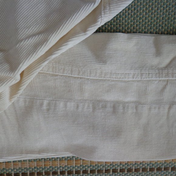 NWT Anthropologie Pilcro Slim Boyfriend Corduroy Pant 27P Cream - Picture 10 of 16